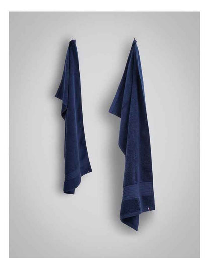 Zero Twist Towels 4 Pack in Navy Iris