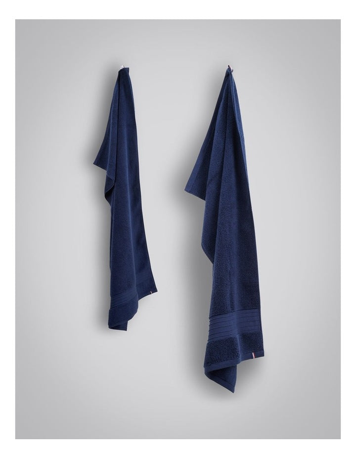 Zero Twist Towels 4 Pack in Navy Iris