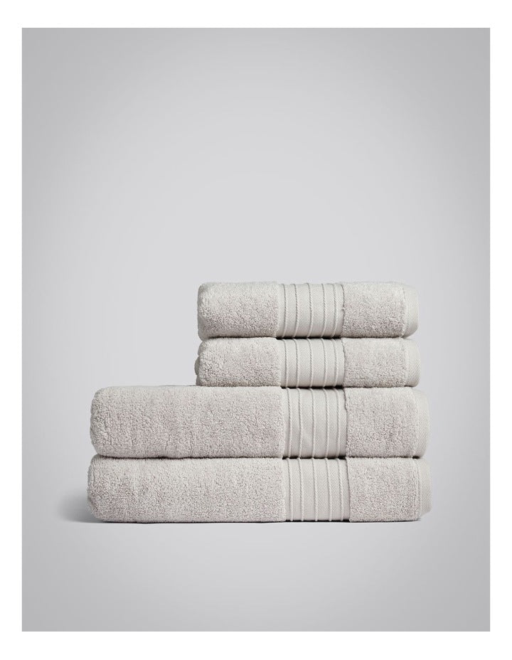 Zero Twist Towels 4 Pack in Vapour Blue