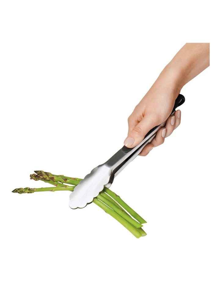 Tongs 23cm in Silver