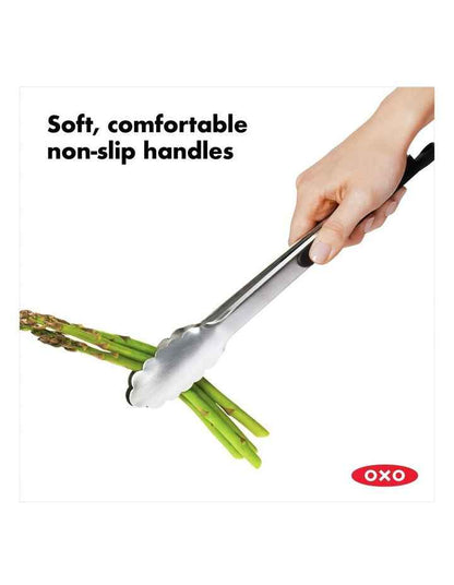 Tongs 30cm in Silver