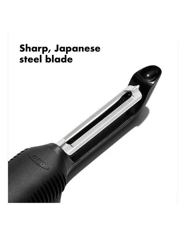 Swivel Peeler in Black