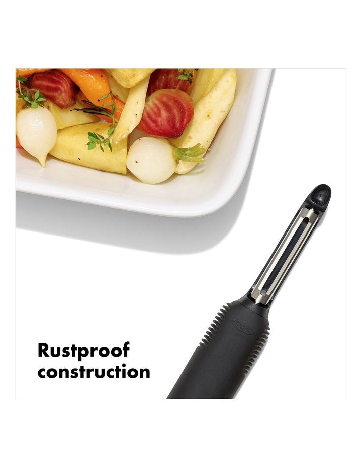 Swivel Peeler in Black