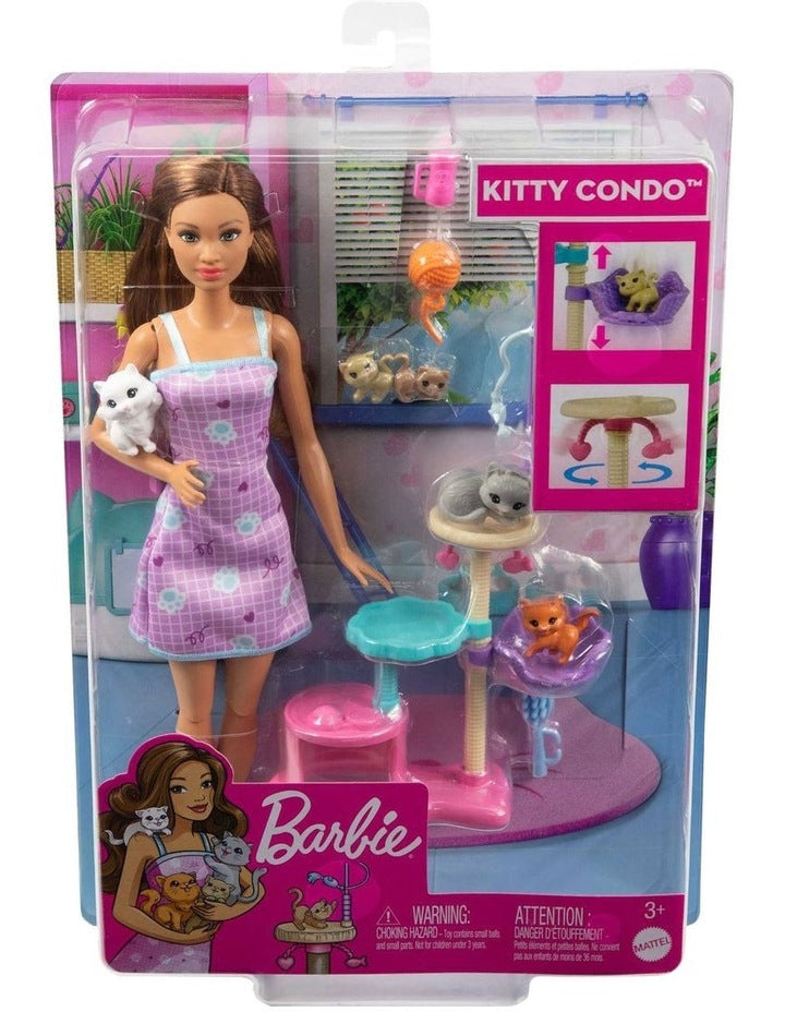 Kitty Condo Doll And Pets With Accessories