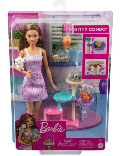 Kitty Condo Doll And Pets With Accessories