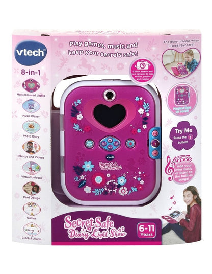 Secret Safe Diary Light Show in Pink
