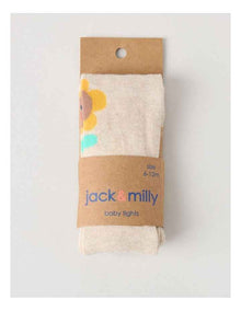 Sunflower Tights in Oat Marle