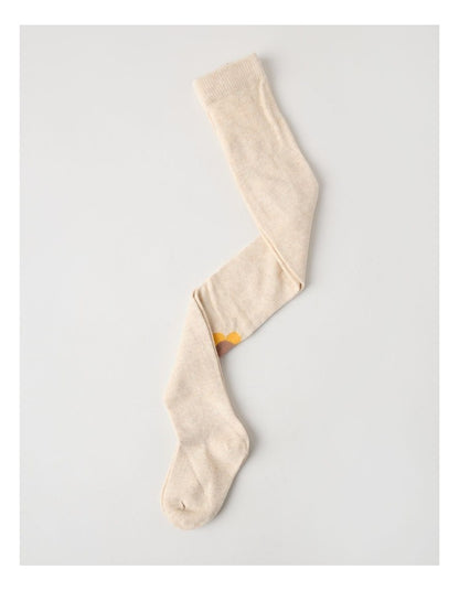 Sunflower Tights in Oat Marle