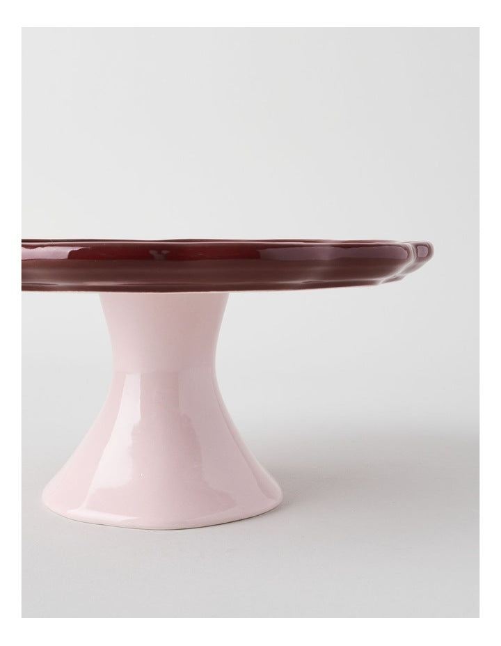 Cherry Coded Cakestand in Red