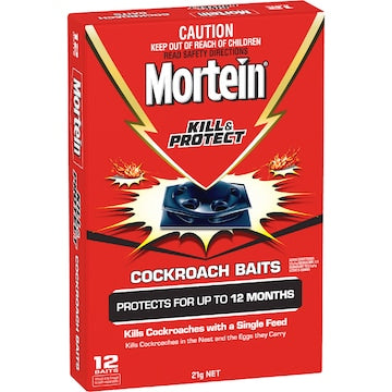Mortein Kill & Protect Cockroach Baits 12 pack