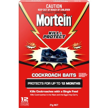 Mortein Kill & Protect Cockroach Baits 12 pack