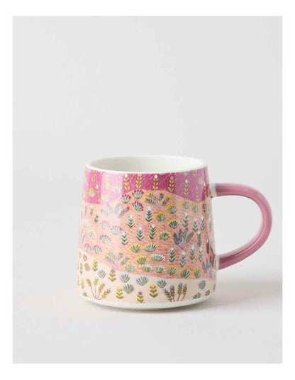Artists of Ampilatwatja x Art Series Desert Flowers Mug by Jessie Ngwarraye Ross