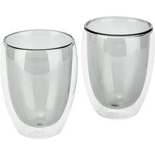 Inspire Double Wall Cafe Glasses Grey Assorted Each