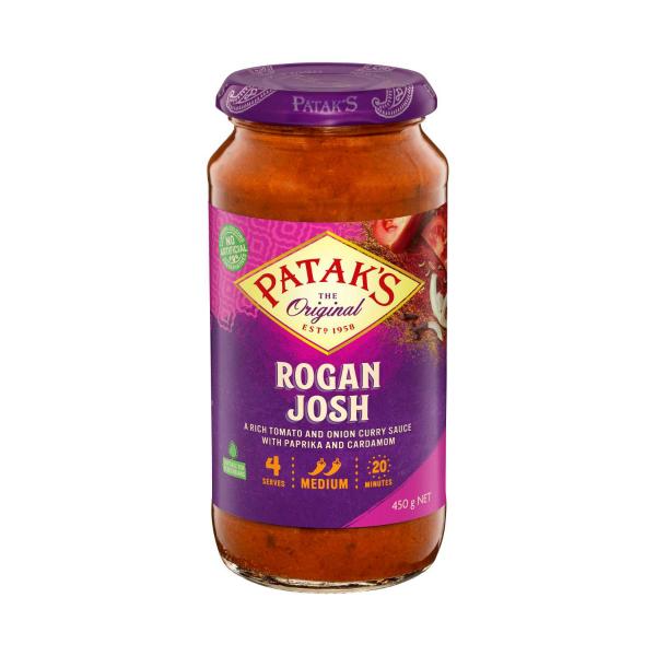 PATAKS ROGAN JOSH SIMMER SAUCE 450G