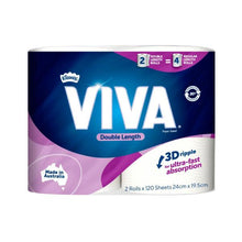 VIVA DOUBLE LENGTH  PAPER TOWEL 2 PACK