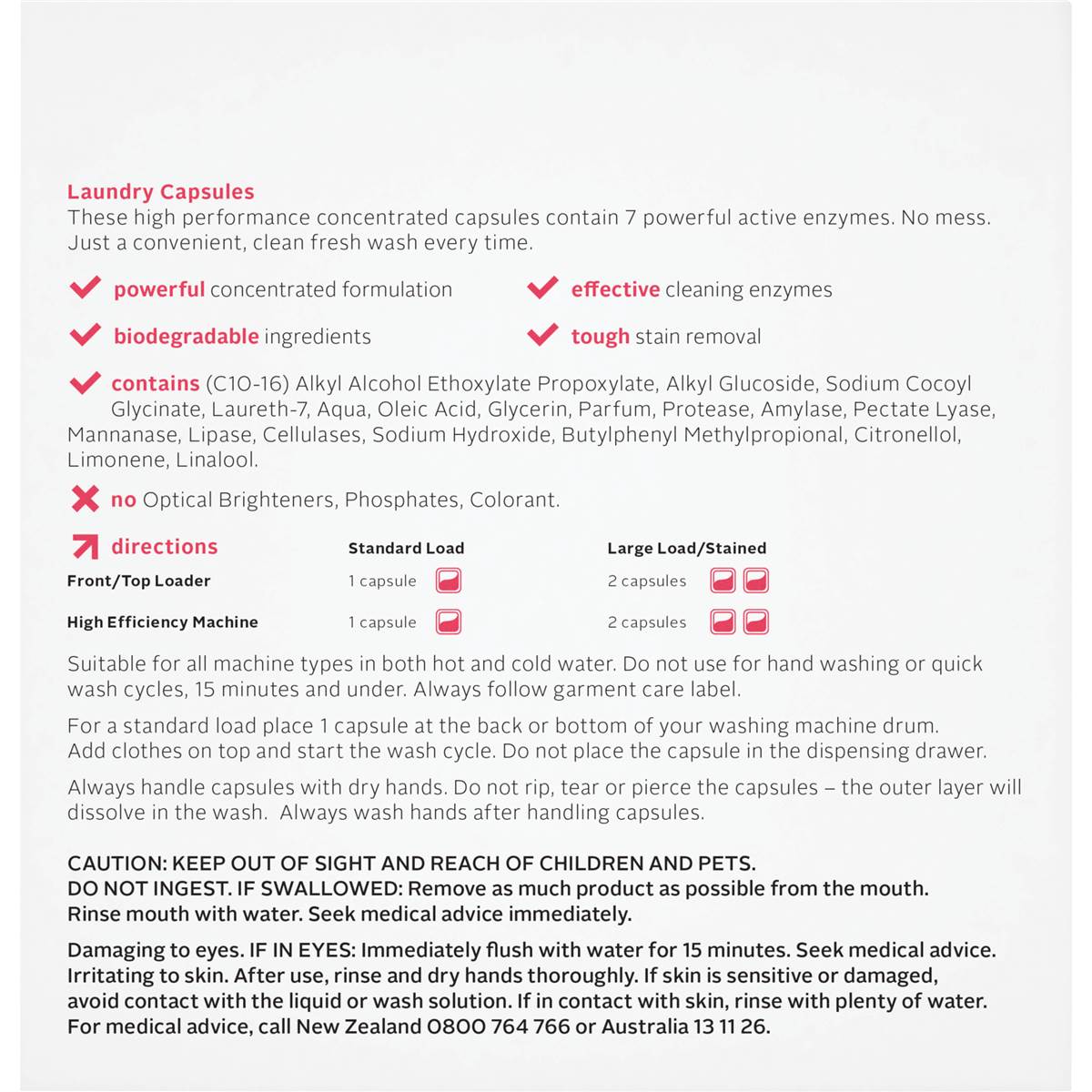 Ecostore Laundry Capsules Wild Lily & Jasmine 26 pack