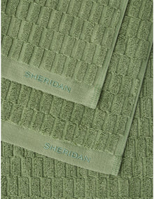 HARRISON FACE WASHER IN SPRING GREEN
