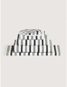 LIVING TEXTURES STRIPE BATH MAT IN JUNGLE