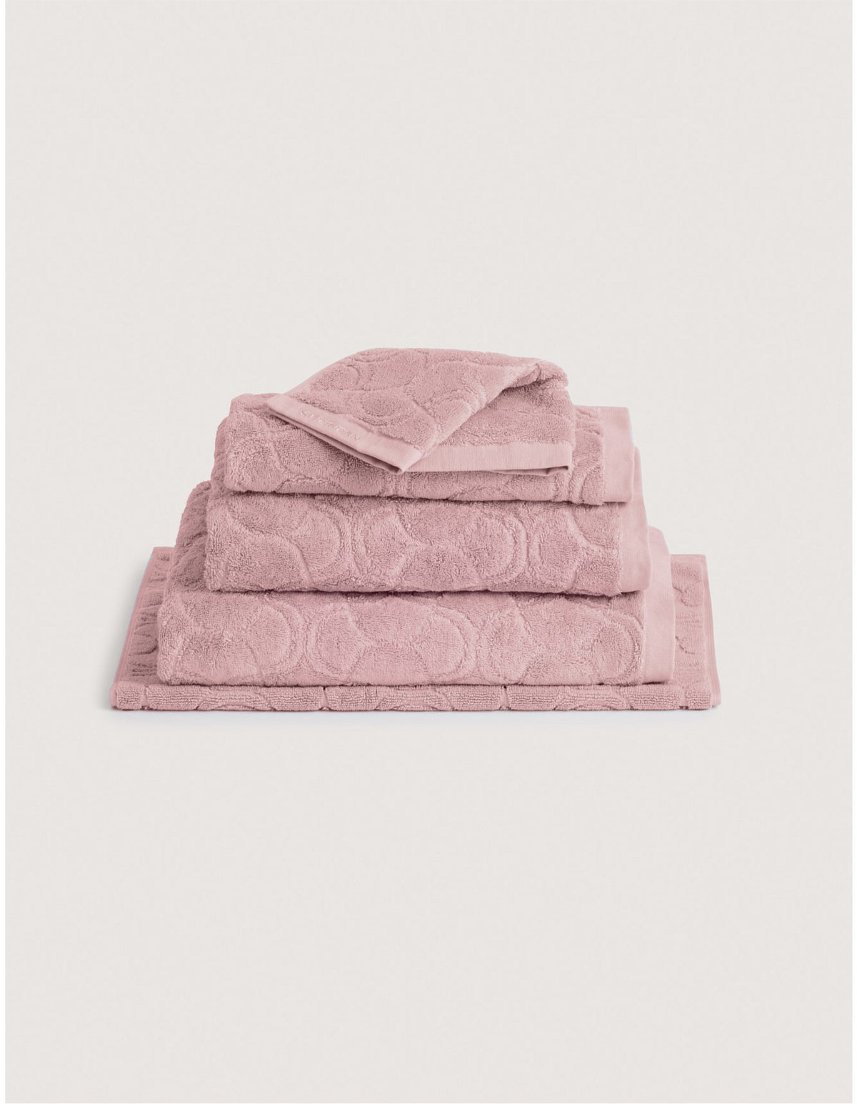 ULT INDULGENCE DECO BATH MAT IN DUSTY LILAC