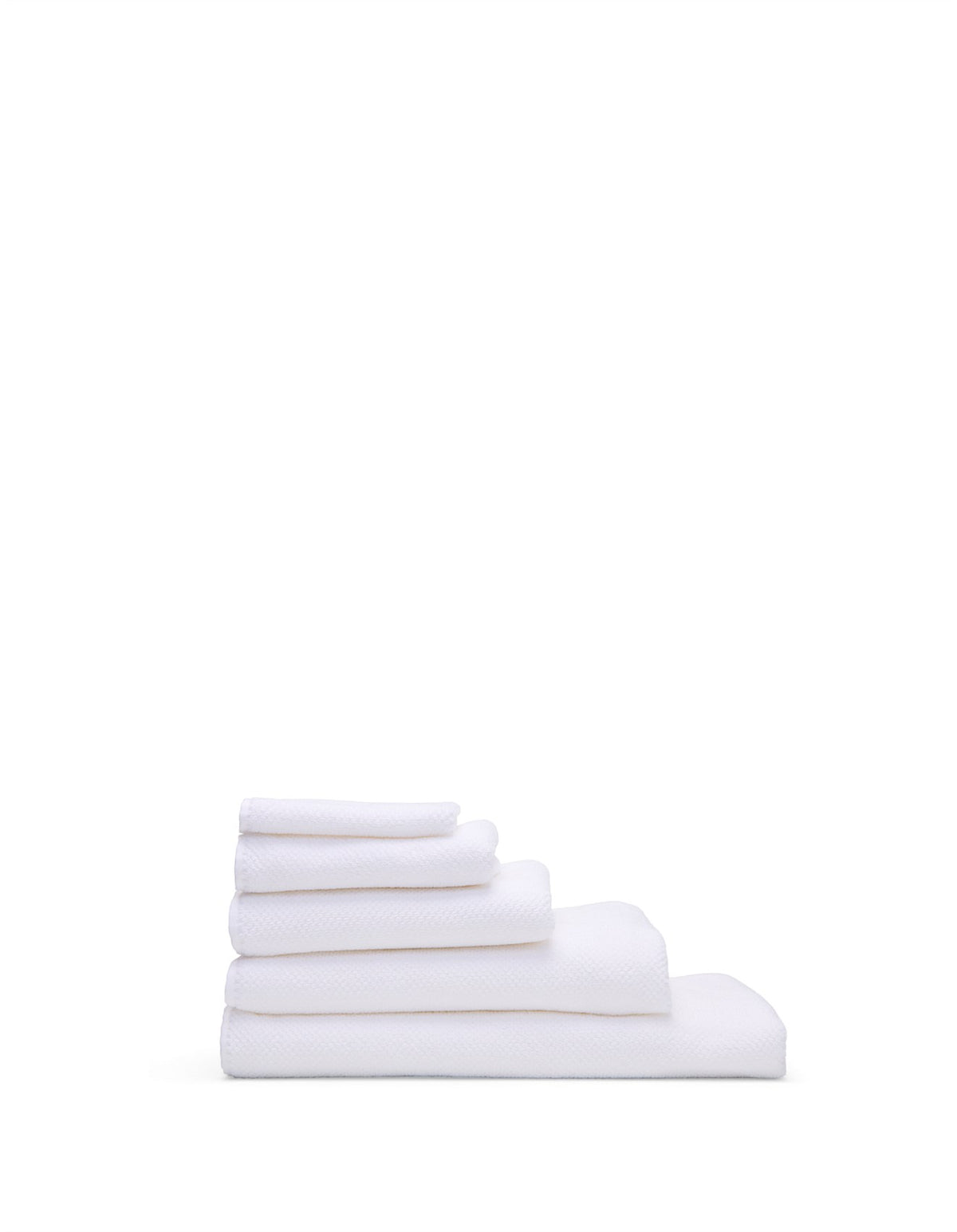 Henley Textured White Bath Sheet