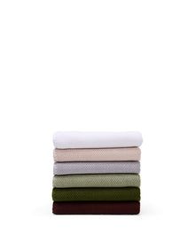 Henley Textured White Bath Mat