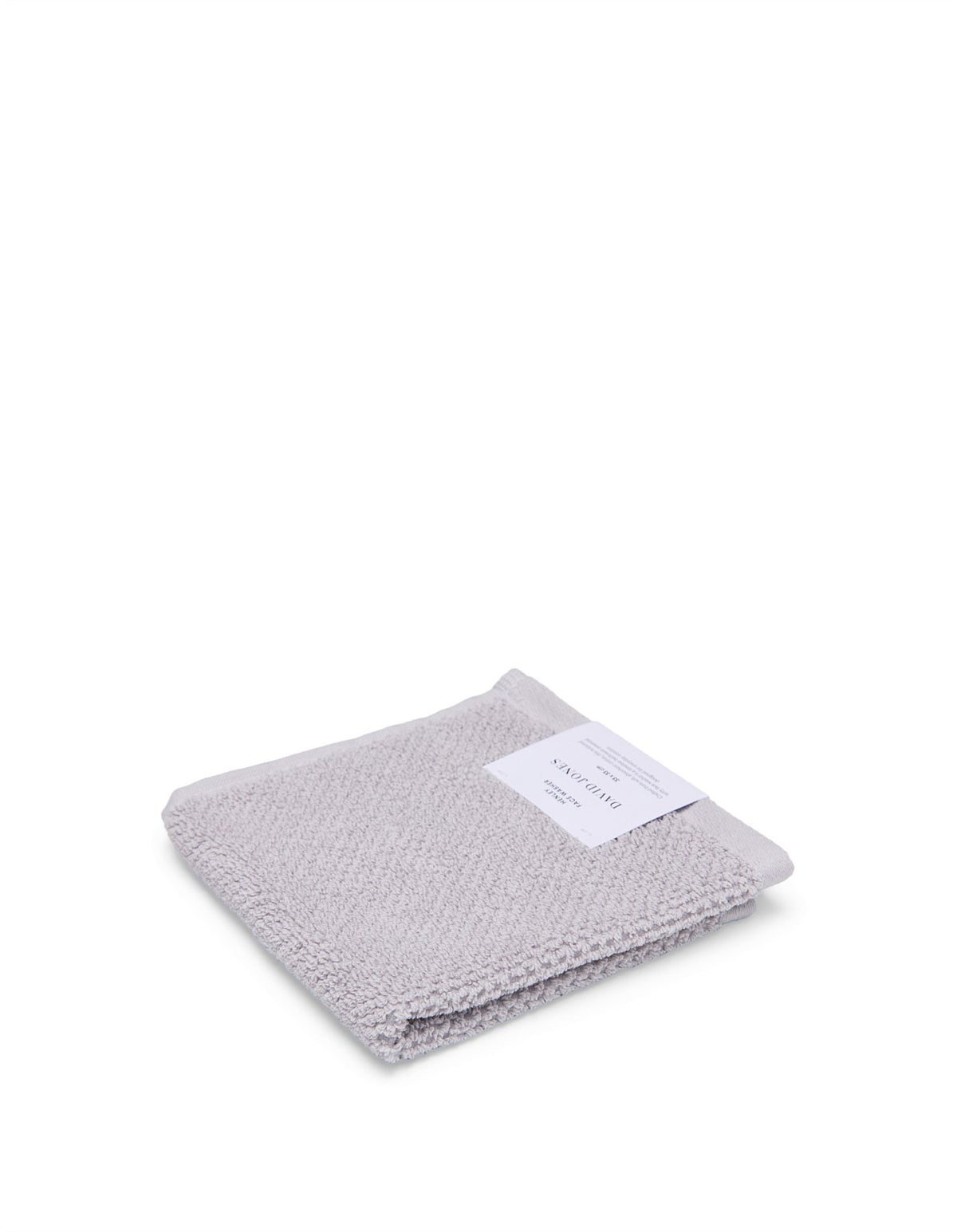 Henley Textured Dove Face Washer