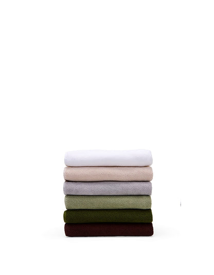 Henley Textured Dove Bath Towel