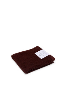Henley Textured Chocolate Face Washer