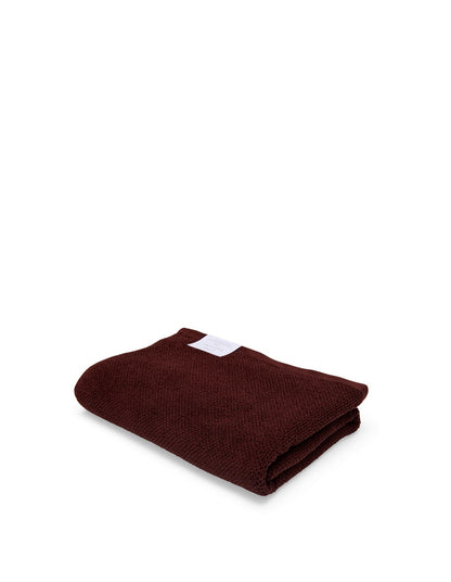 Henley Textured Chocolate Bath Towel