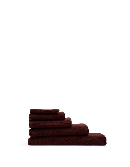 Henley Textured Chocolate Bath Towel