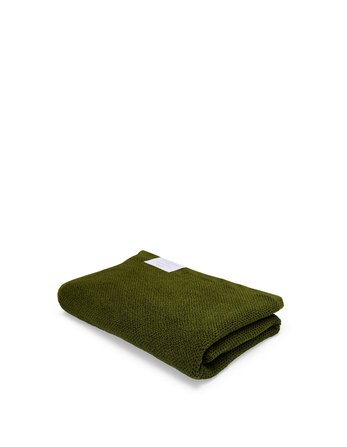 Henley Textured Olive Bath Towel