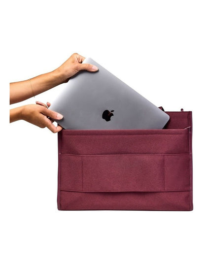 Commuter Tote in Plum