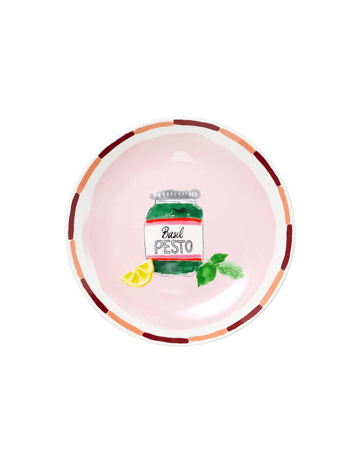 Valentina 20cm Side Plates Set of 4 Italian Pantry Print