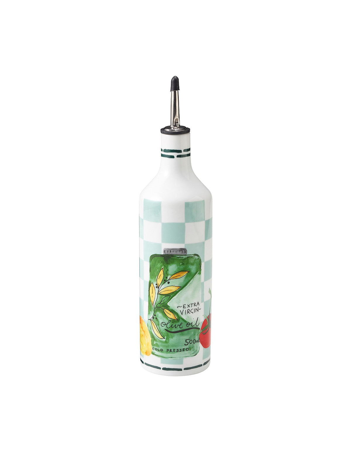Valentina 700ml Porcelain Oil Bottle Olive