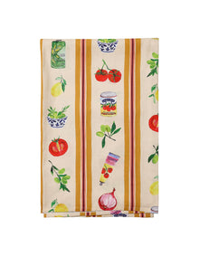 Valentina 230cm x 150cm Cotton Tablecloth Mediterranean Print