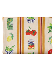 Valentina 230cm x 150cm Cotton Tablecloth Mediterranean Print