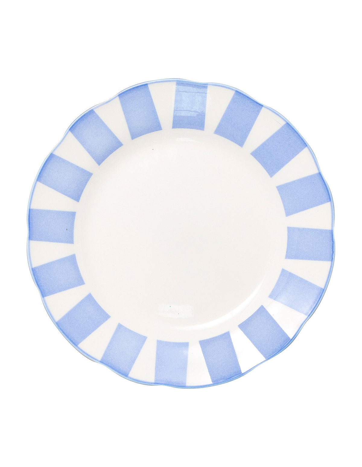 Emery 26.5cm Set of 4 Porcelain Dinner Plates Sky Stripe