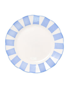 Emery 26.5cm Set of 4 Porcelain Dinner Plates Sky Stripe