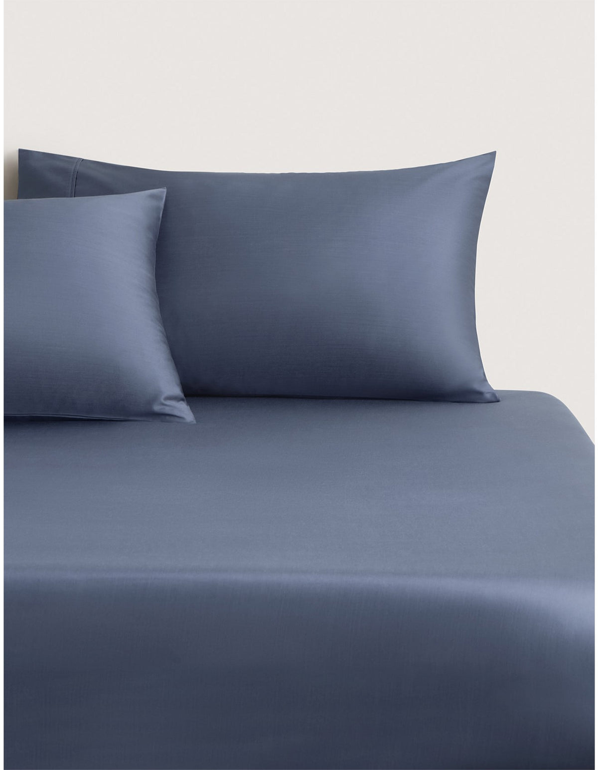 SUPER SOFT TENCEL COTTON FITTED SHEET QUEEN IN INK