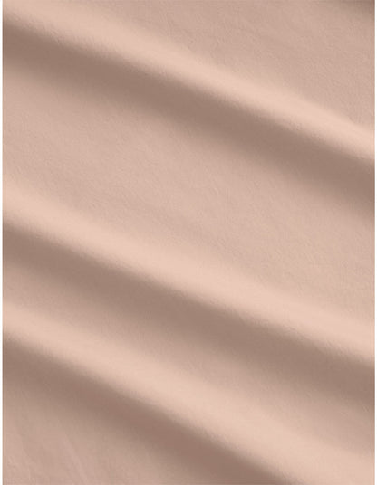 BAYLEY WASHED PERCALE SHEET SET DOUBLE IN CLAY