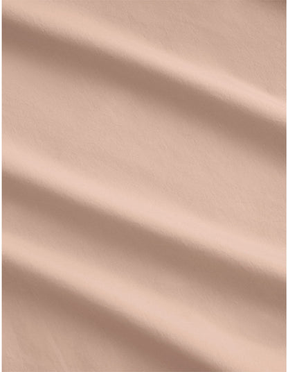 BAYLEY WASHED PERCALE SHEET SET SINGLE IN CLAY