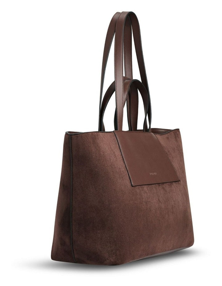 The Blake Tote Bag in Chocolate