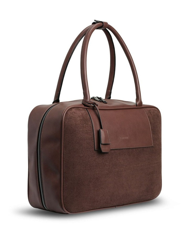 The Harlow Tote Bag in Chocolate