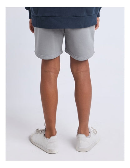 Challenger Fleece Short (8-16 Years) in Grey