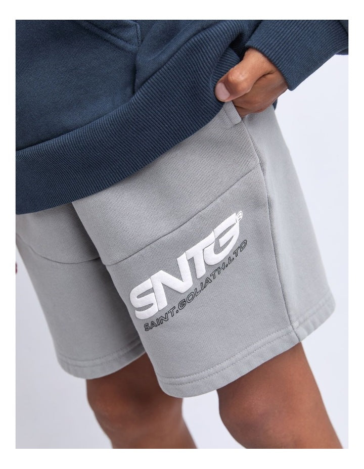 Challenger Fleece Short (8-16 Years) in Grey