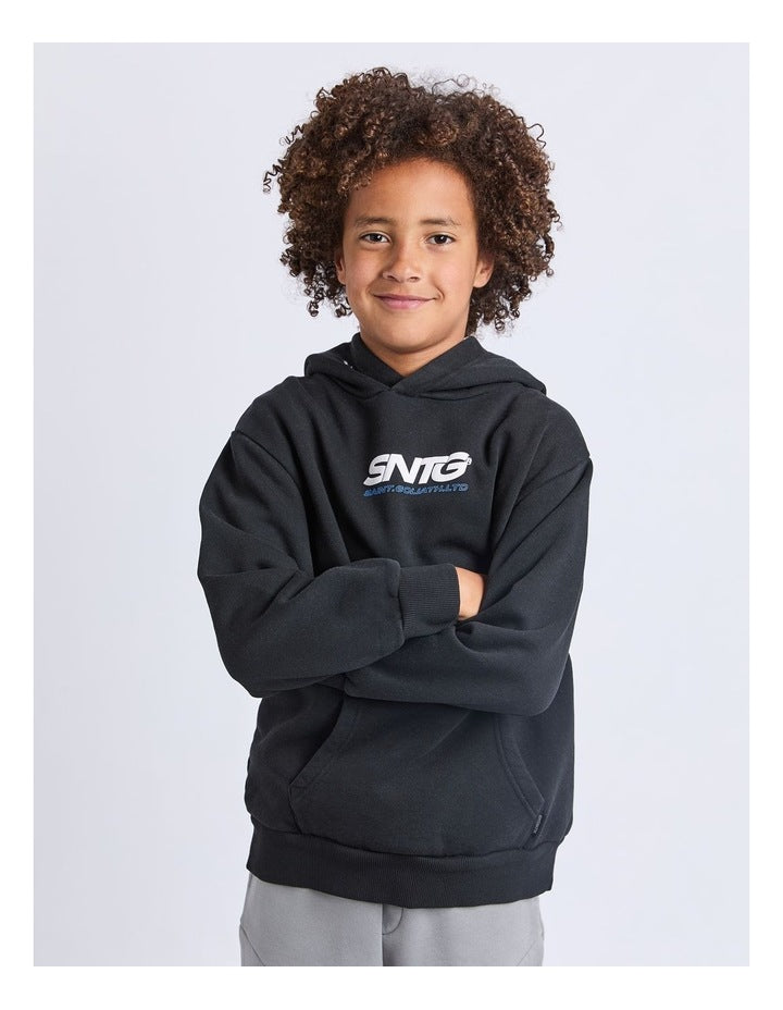 Challenger Hoodie (8-16 Years) in Black