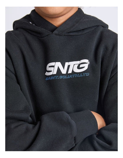 Challenger Hoodie (8-16 Years) in Black