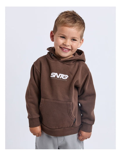 Challenger Hoodie (3-7 Years) in Brown