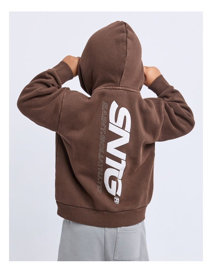 Challenger Hoodie (3-7 Years) in Brown