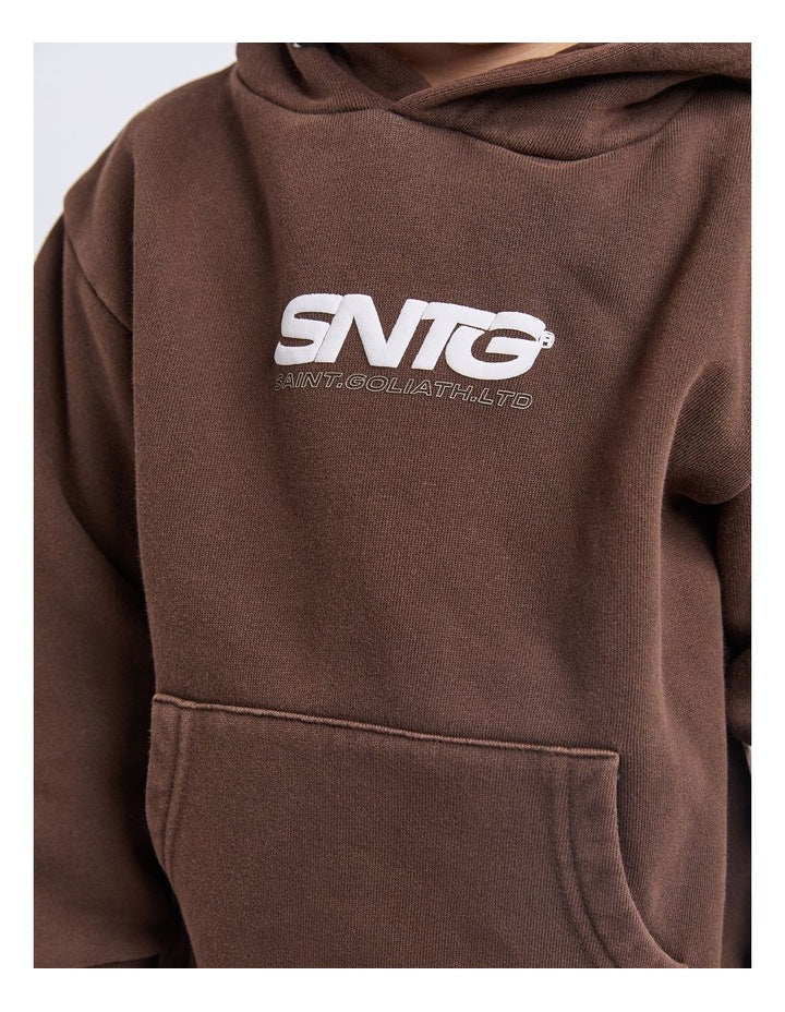Challenger Hoodie (3-7 Years) in Brown